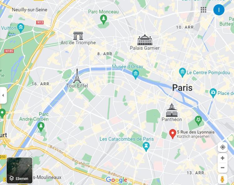 Petite Maison Avec Cour Dans Les Beaux Quartiers-Vous Faites Le Menage- Very Good Prices For T-H-E Location But You Have To Clea-N Th-E Flat Apartment ปารีส ภายนอก รูปภาพ
